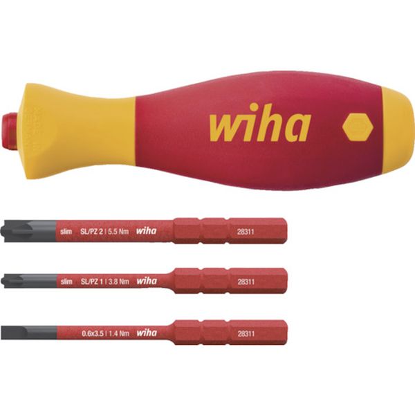 508-9408  絶縁スリムバリオ 差替式ドライバーホルダ・ビットセット