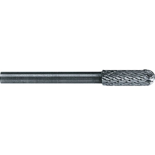 超硬バーシャンク径３ミリ（先丸円筒型）シングルカット（刃径：４．０）