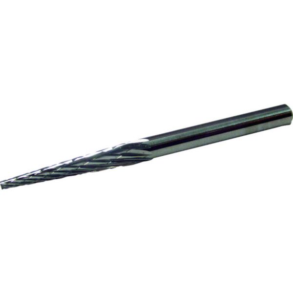 超硬バーシャンク径３ミリ（円錐型）ダブルカット刃径：３．０波長：１６