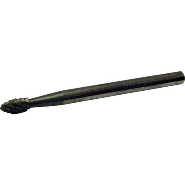 超硬バーシャンク径３ミリ（卵型）ダブルカット（刃径：３．０）