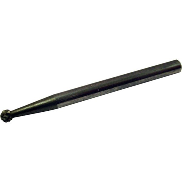 超硬バーシャンク径３ミリ（球型）ダブルカット（刃径：２．５）