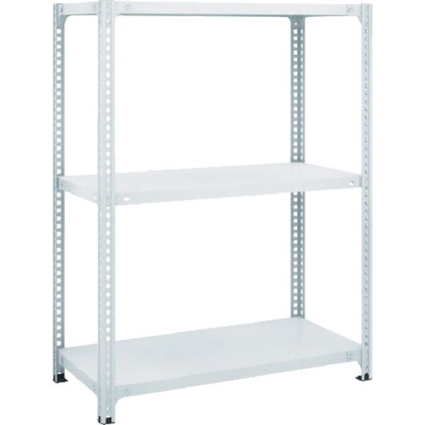 SBL4643W スチールラック SBL型抗菌塗装セミボルトレス軽量棚 W1800XD450XH1200 3段 W色