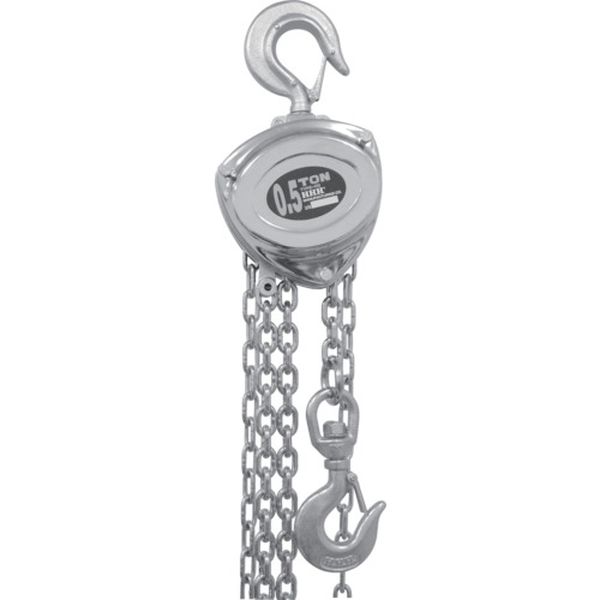 SCB0.5 808-6893  ステンレスチェーン チェーンブロック0.5tX2.5m