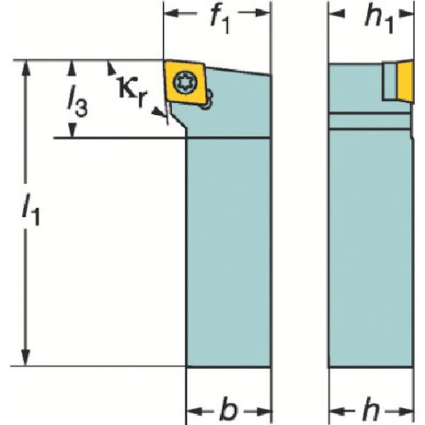 コロターン１０７　ポジチップ用シャンクバイト