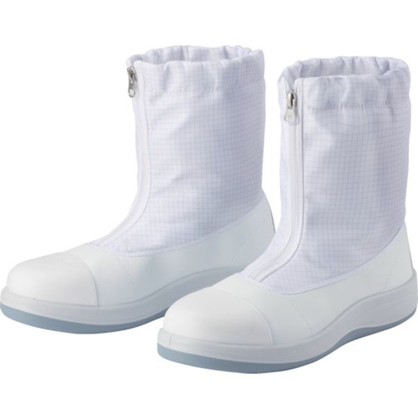 トウガード付　先芯入りクリーン静電靴　ハーフフード　２７．０ＣＭ