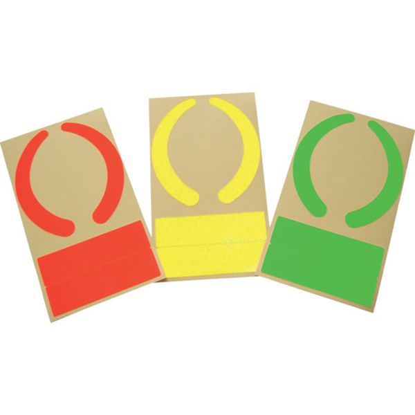 836-7572  安全視認シール 蛍光橙