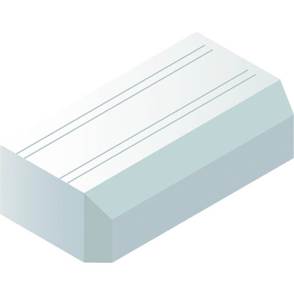 811-2438  ニュー・エフモール付属品 エンド 1号 ホワイト