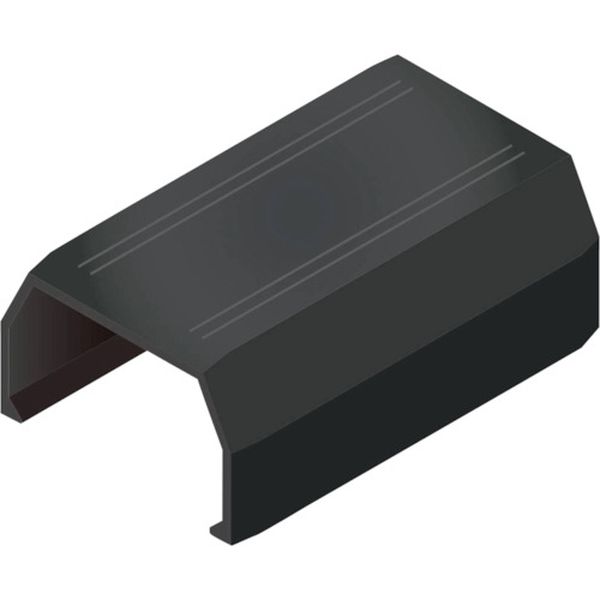 121-2970  ニュー・エフモール付属品 ジョイントカバー 2号 ブラック