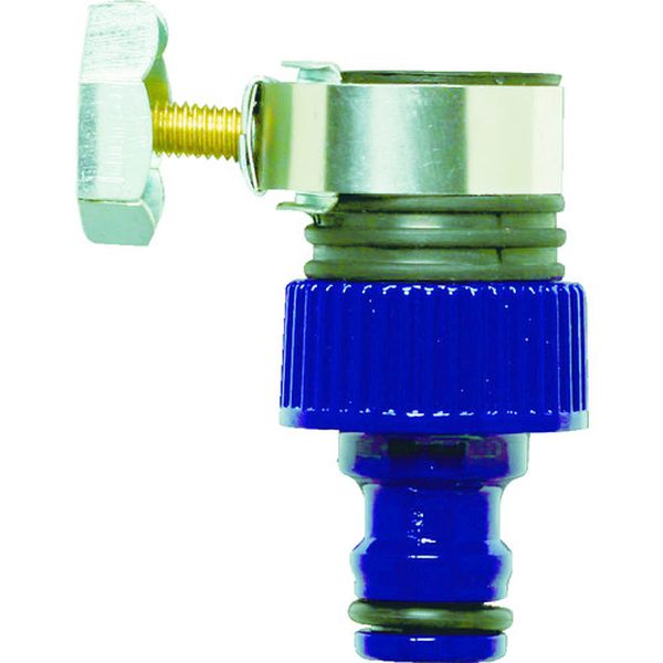 バンド付蛇口口金　　マリンブルー