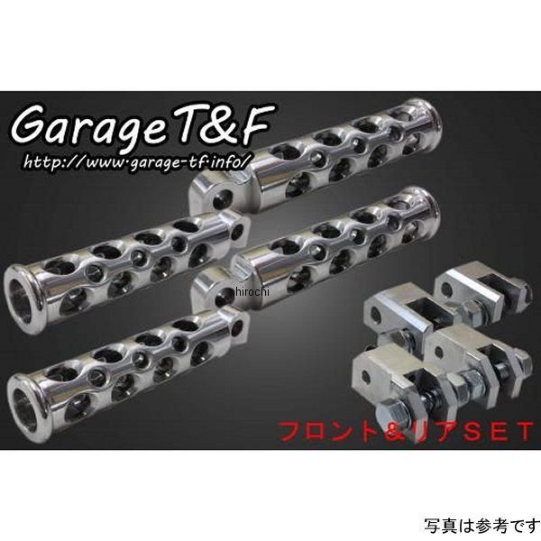 コンバットフットペグ フロント&リアSET 00年以前 シャドウ400 ポリッシュ