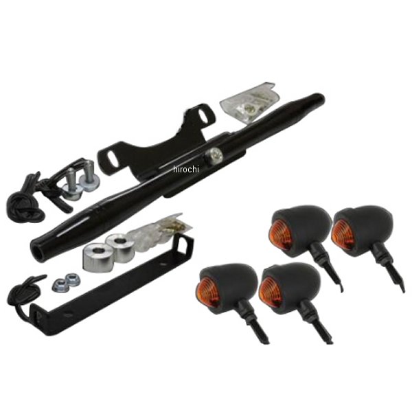 スモールブレットウィンカー キット ステーカラー:ブラック シャドウ400 黒