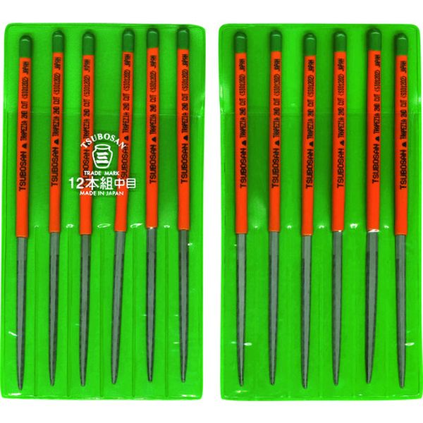 SI01202 852-8766  組ヤスリ 12本組 シノギ 中目