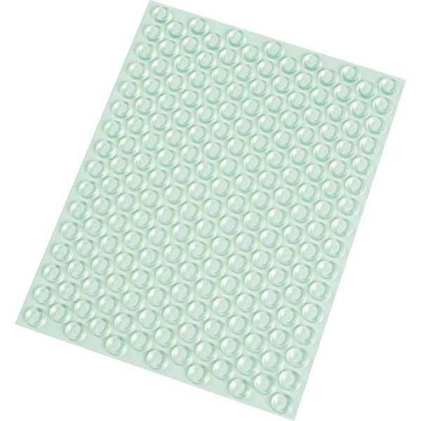 SJ1912CLER 333-6727  防振材 バンポン SJ1912 透明 202個入り R