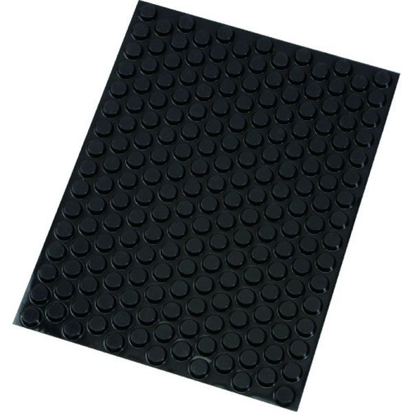 SJ5012BLAR 332-0766  防振材 バンポン SJ5012 黒 202個入り R