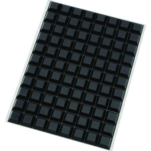 SJ5023BLAR 332-0774  防振材 バンポン SJ5023 黒 88個入り R