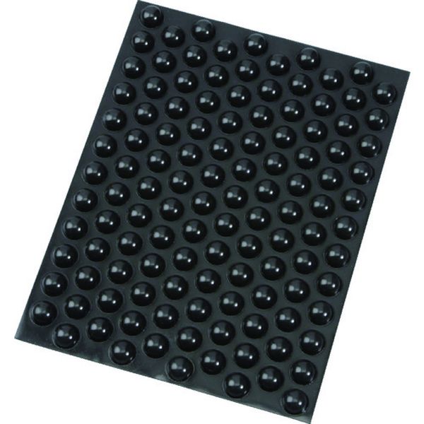 SJ5027BLAR 332-0782  防振材 バンポン SJ5027 黒 120個入り R