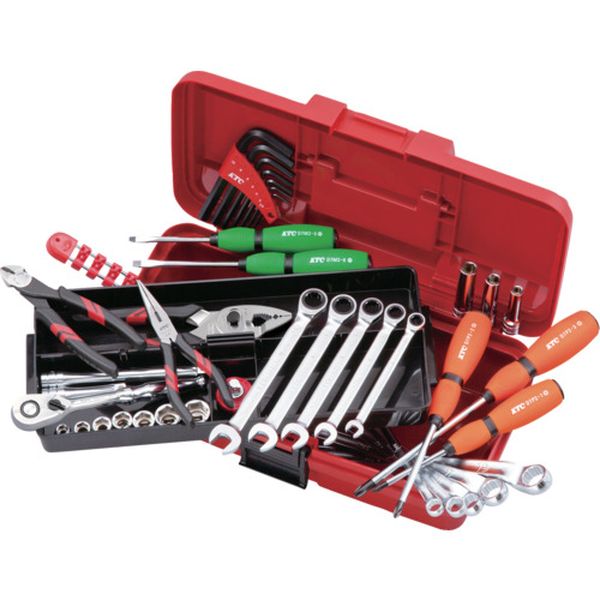 683-0602  工具セット(片開きプラハードケースタイプ)［40点］