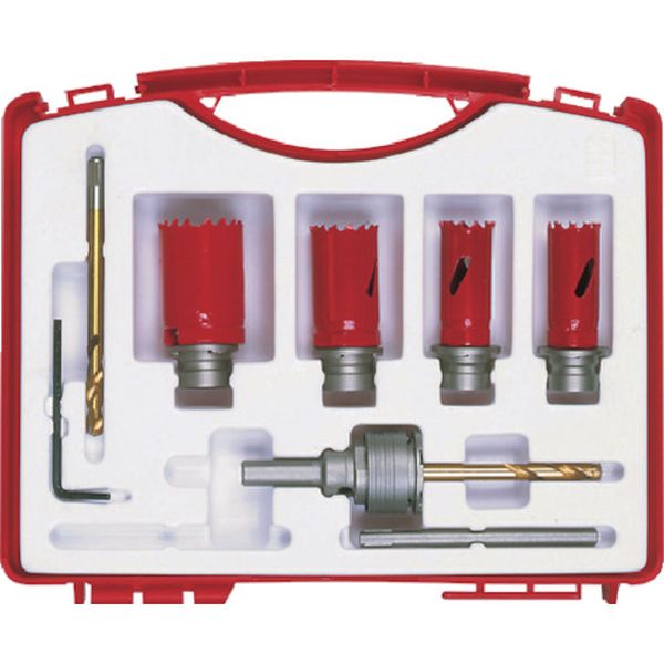 811-4476  S-LOCKバイメタルホールソーBOXキット4