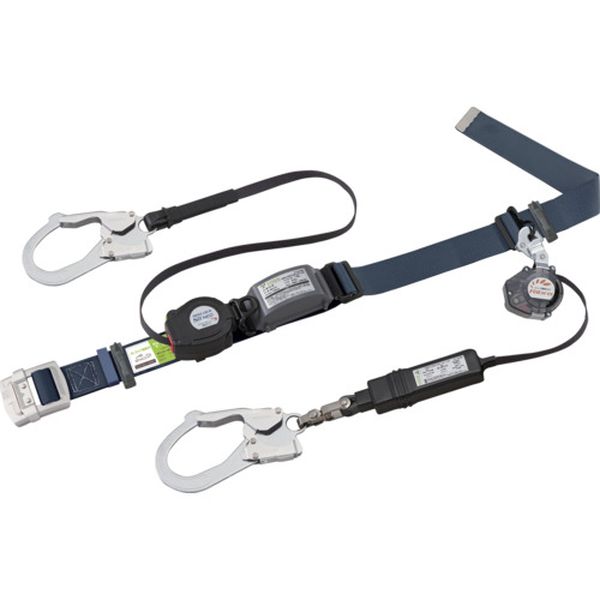 SLN505LWNB 胴ベルト型ロック付き巻取式 ダブル REELOCK S2NEO ＋ Ribraライト ネイビー