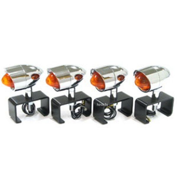 ビレットウィンカーキット ステーF メッキ