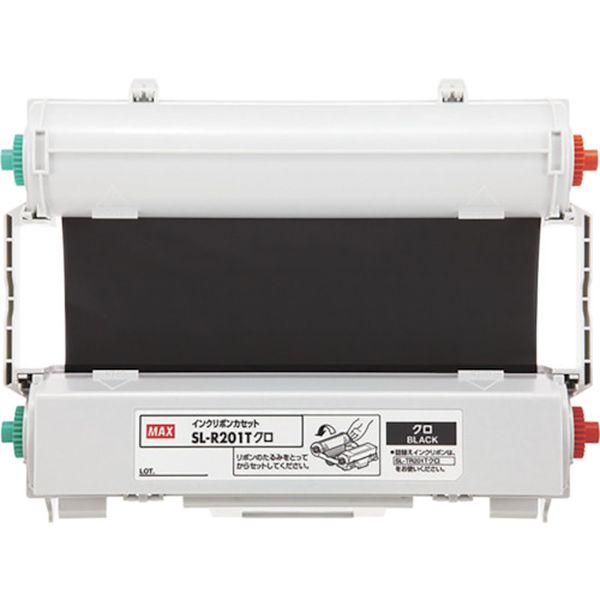 SLR203T  ビーポップ CPM-200用インクリボンカセット アカ 50m巻