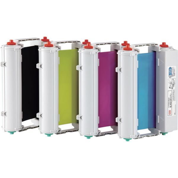 SLR215T ビーポップ CPM-200用プロセスカラーインクリボンカセット シアン 50m巻