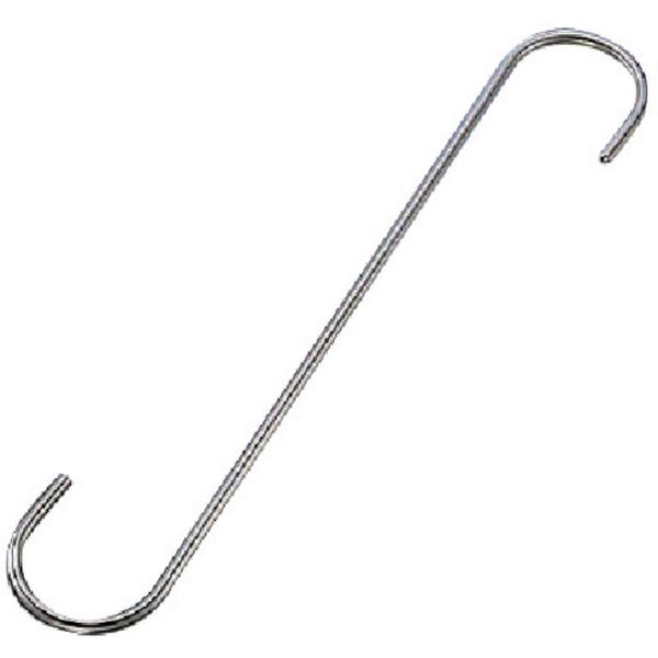 SMS400 849-2745  ステンレス 物干しSフックストレート 全長400mm