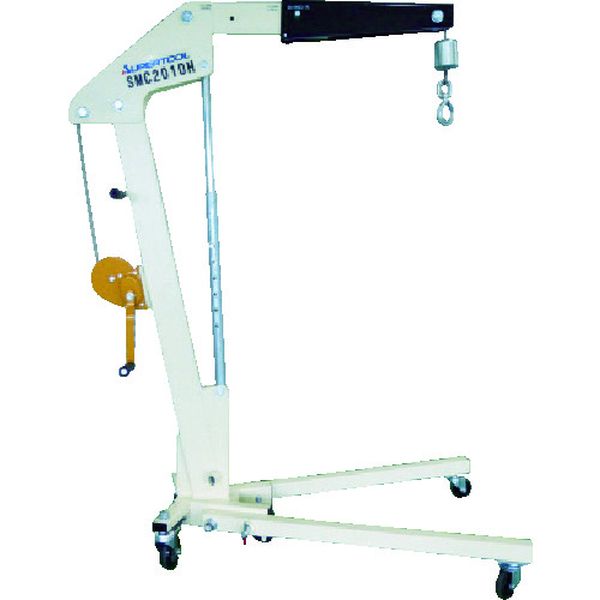 818-6292 マルチクレーン(軽量型)つり上げ荷重：最大200kg アーム長調節：2段階調節式