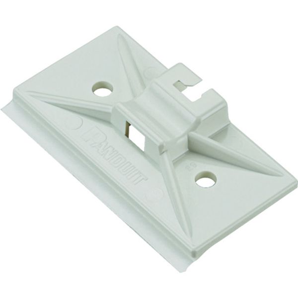 マウントベース型　結束バンドスナップイン固定具　シロ