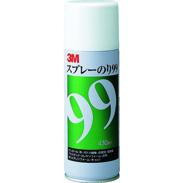 SN99 216-9312  スプレーのり99 粗面対応・強力接着 430ml 乳白色