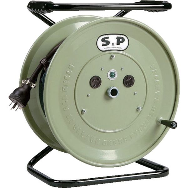 SP255M  大型コードリール 三相200V接地付 30A 5.5SQ 20m