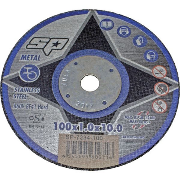 SP7234100 835-5932  Φ100mm切断砥石 (10枚入)