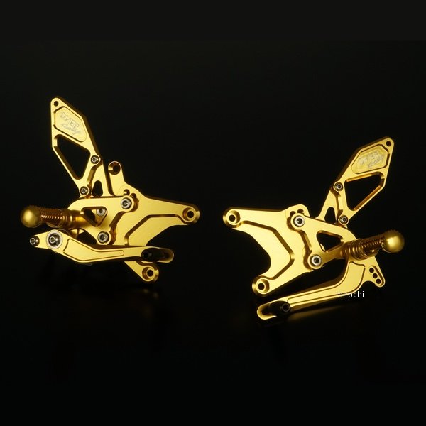 OVER バックステップ 4ポジション Type2 カワサキ Z900RS/Café 18- ゴールド