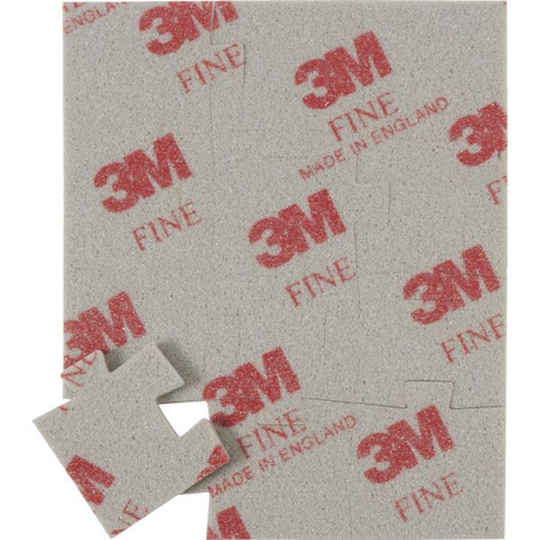 SPONGEJIGF 431-1809  ジグソーパズル型スポンジ研磨材 細目 (1枚＝1PK)