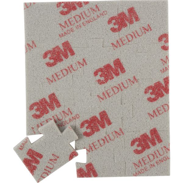 SPONGEJIGM 431-1817  ジグソーパズル型スポンジ研磨材 中目 (1枚＝1PK)