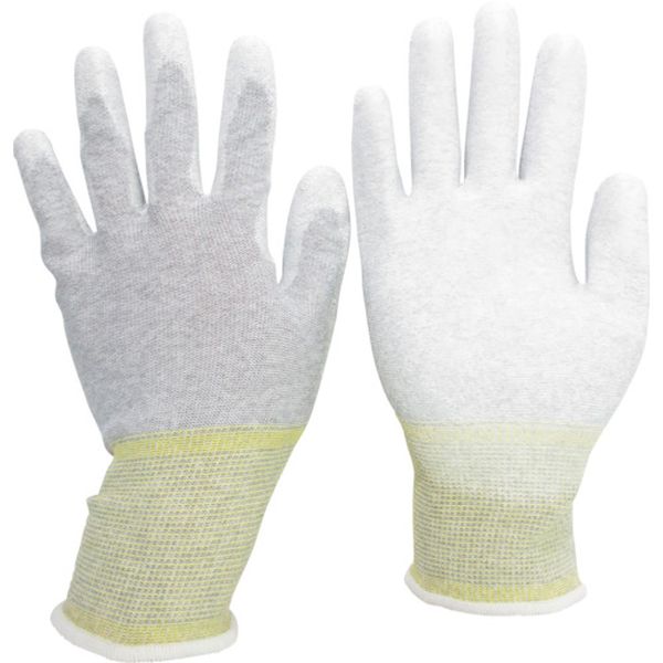 静電気拡散性手袋 (手のひらコート)10双入 LL