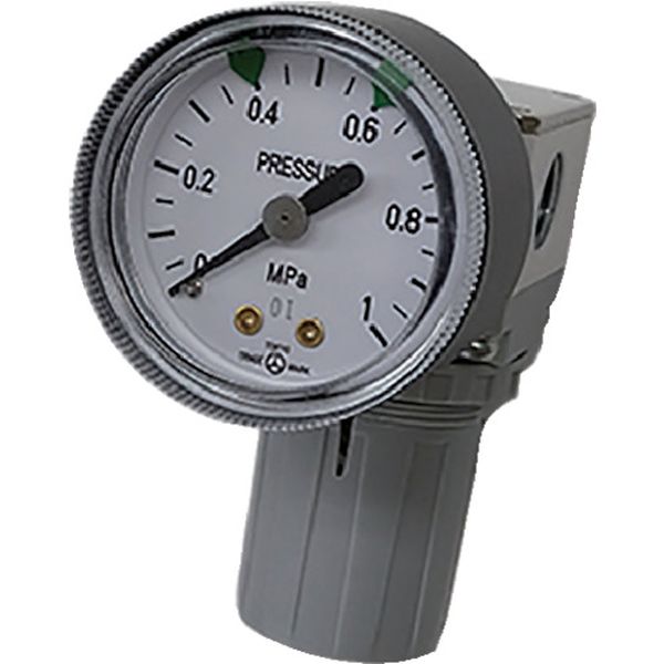 SRV308BD 521-2556  レギュレータ(ブラケット、D型圧力計付)