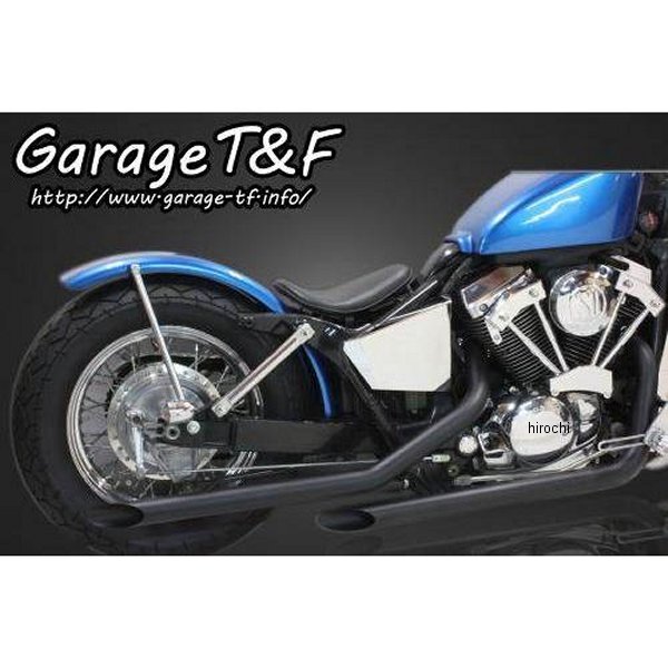 ドラッグパイプマフラー タイプ1 シャドウスラッシャー400 黒