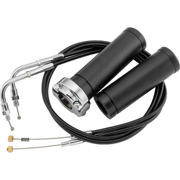S&S Cycle 1in Handlebars 2-Cable Throttle Assembly Cable - 36in