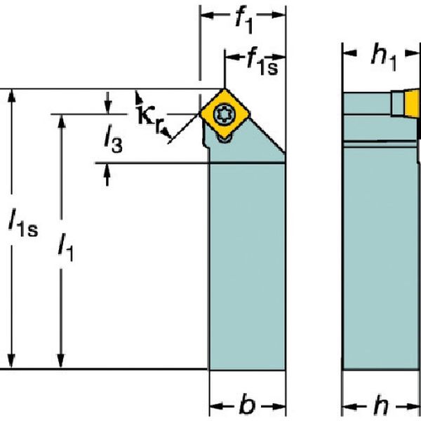 コロターン１０７　ポジチップ用シャンクバイト