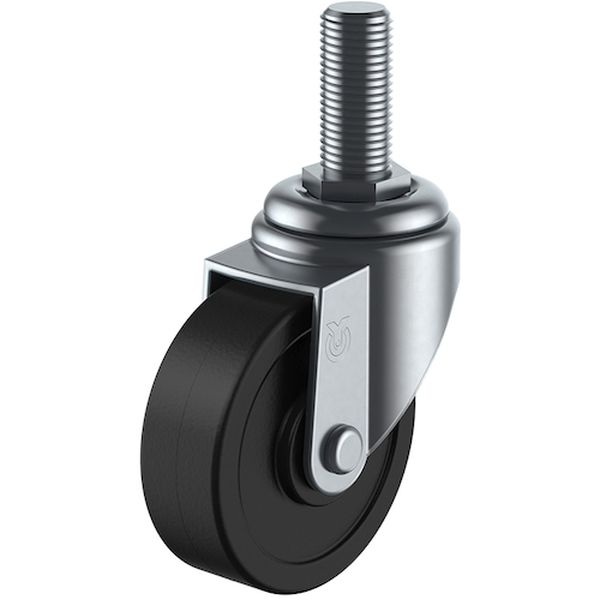 ねじ込み式 自在 キャスター 導電ゴム 車輪径75mm Sタイプ ST型 ネジ寸法M16×40ピッチ2
