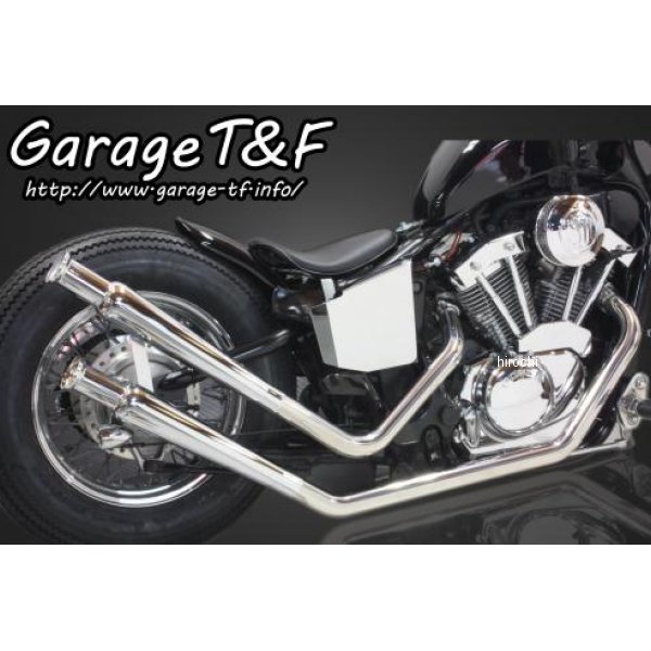 アップステンレストランペットマフラー  スティード400