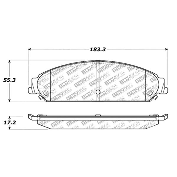 Street Select Brake Pads - Front/Rear