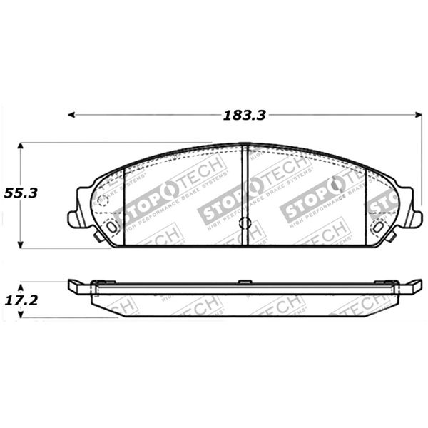 06-10 Dodge Charger R/T Sport Performance Front Brake Pads