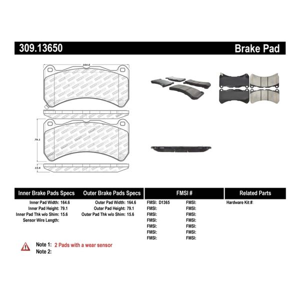 Performance 08-09 Lexus IS F Front Brake Pads