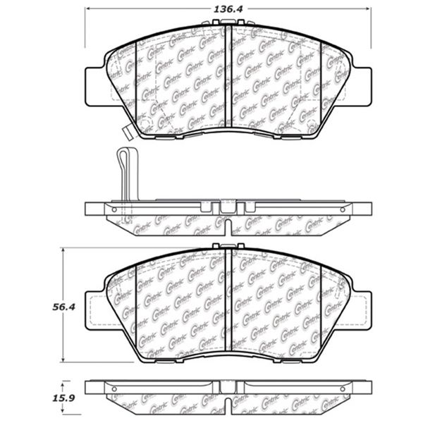 Performance 09-17 Honda Fit Front Brake Pads
