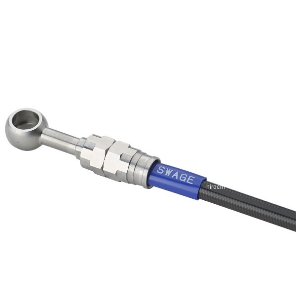 スウェッジラインプロ Fホースキット 18年-22年 CB400SF Revo バイピース ステンレスシルバー ブラックホース