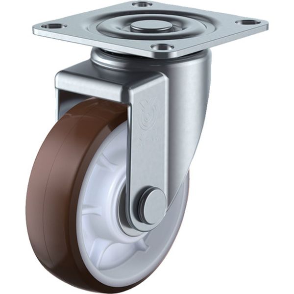 プレート式 自在 キャスター ウレタン 車輪径100mm  Jタイプ SUS-SJ型 取付寸法71×71(68×68)