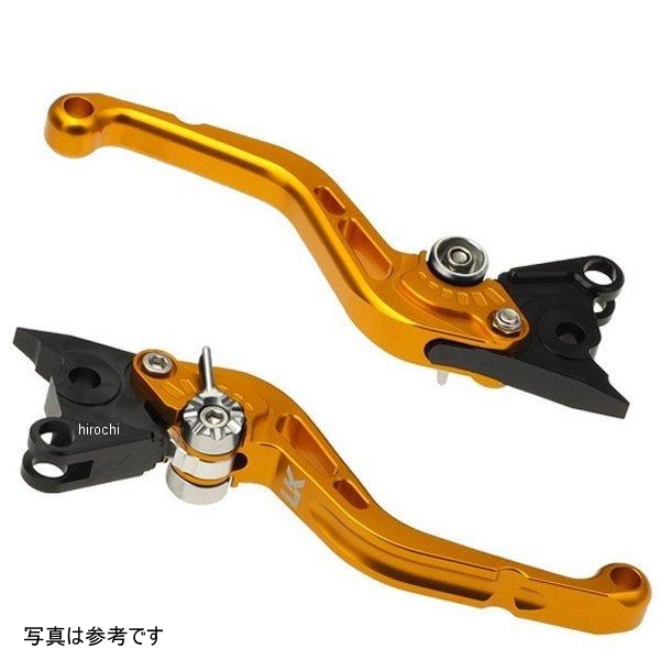 スタンダードタイプ アルミ削り出しビレットレバーセット GSX-S1000GT、GSX-S1000GX ゴールド