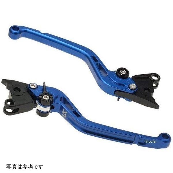 スタンダードタイプ アルミ削り出しビレットレバーセット GSX-S1000GT、GSX-S1000GX マットブルー